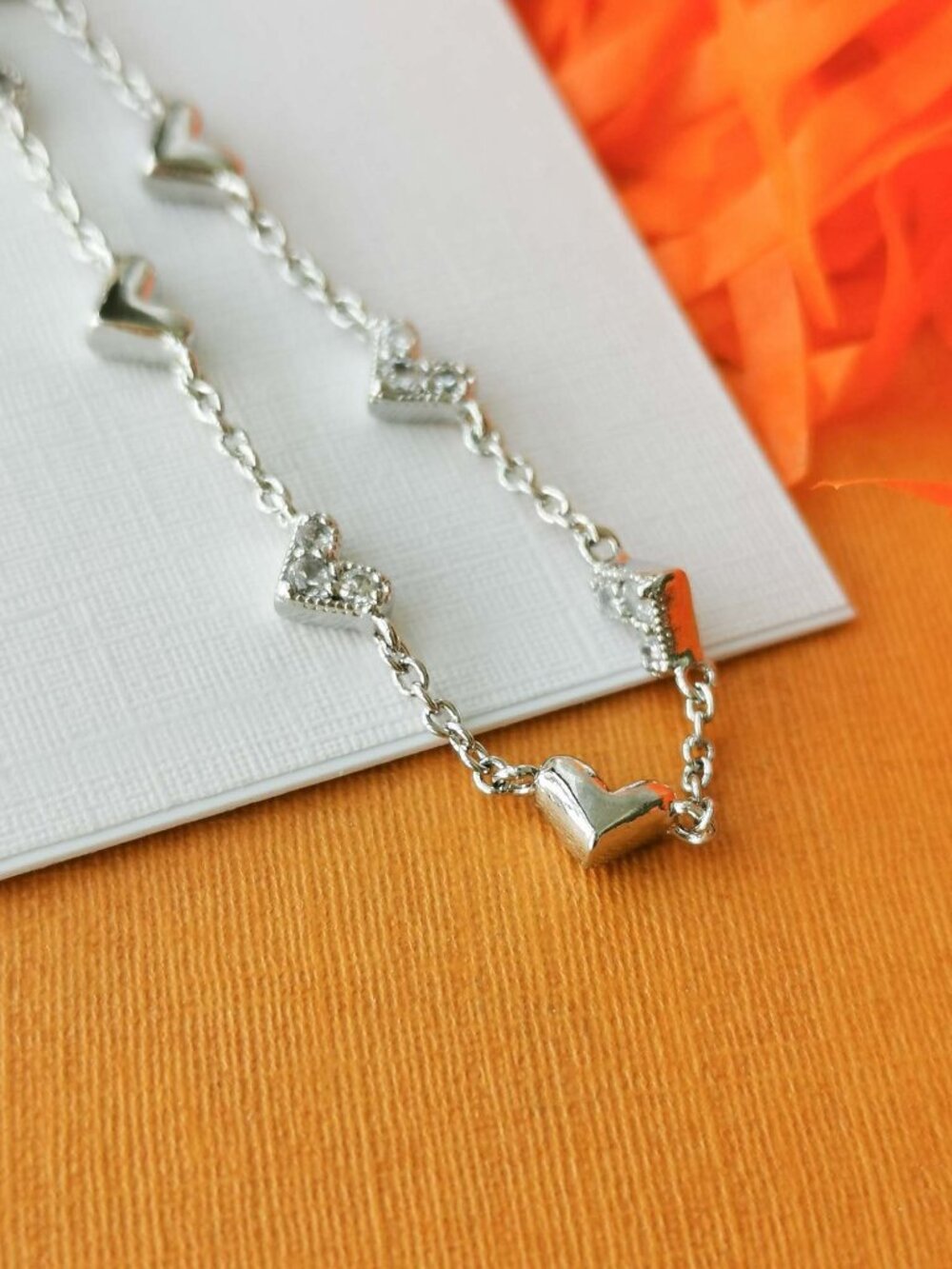 Authentic Kendra Scott Haven Heart Chain Bracelet - Picture 3 of 3